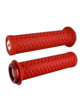ODI Vans V2.1 Lock-On Grips Red/Red Finish Clamps